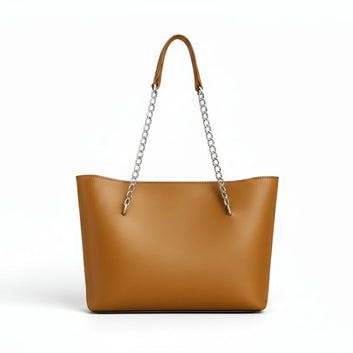 Everyday Chic Chain Handle Tote Bag