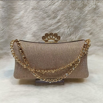 Elegant Glitter Clutch Bag